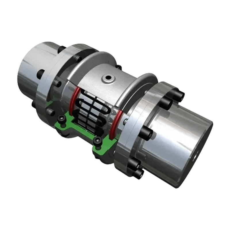 Acoplamento de mola de cobra T31 com flange dupla